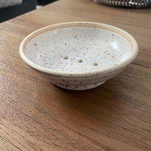 Handmade ceramic soap dish